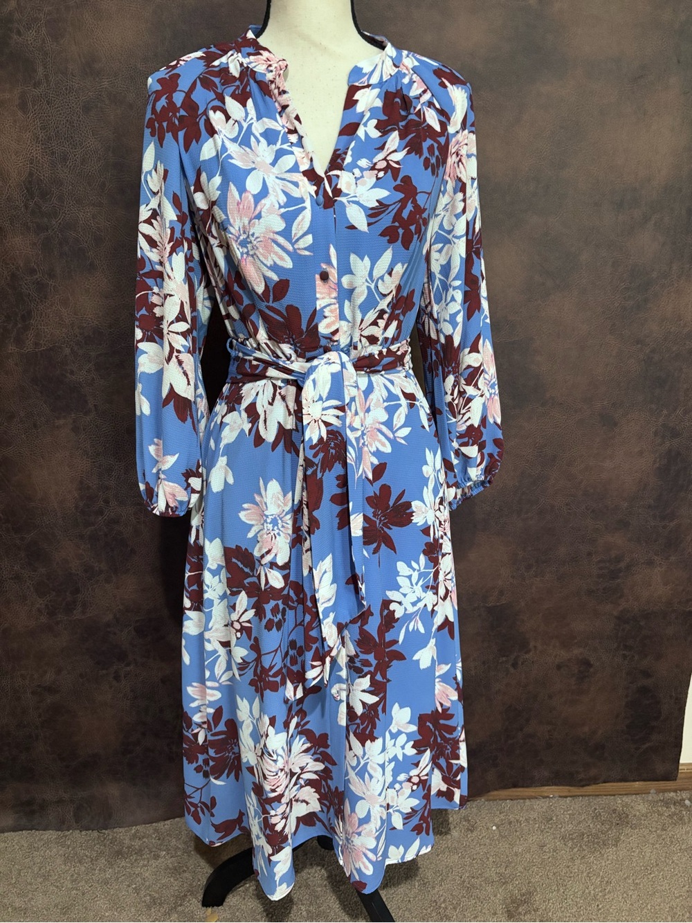 Vince Camuto button up midi dress